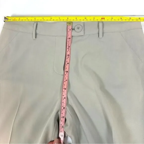 Cabi Women 6 Jacket 8 Pants Suit Gray Greige Stitching Professional Career - Picture 8 of 14